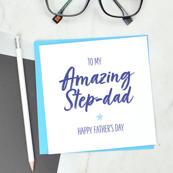 Amazing Step Dad Father's Day Card, 2 of 3
