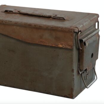 Vintage Metal Storage Box, 2 of 4