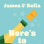 Personalised Here's To Forever Wedding Card, thumbnail 2 of 2