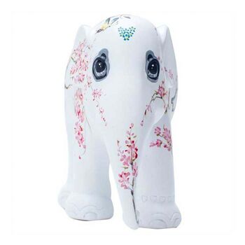 One Hundred Flowers Hand Painted Limited 10cm Elephant, 4 of 12