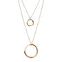 Two Layer Ringed Necklace, thumbnail 2 of 7