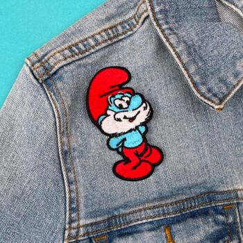 The Smurfs Papa Smurf Sew On Patch, 2 of 2