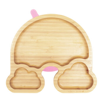 Baby Bamboo Weaning Suction Section Plate, 7 of 12
