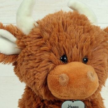Jomanda Ec Happy Christmas Highland Coo Cow, Gift Bag, 6 of 7