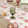 Set Of Four Helmsley Blush Floral Cotton Napkins, thumbnail 6 of 6