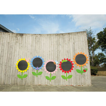 Outdoor Flower Chalkboards Set Of Five, 5 of 7