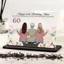 Personalised Birthday Gift For Mum From Daughters – Custom Portrait Acrylic Keepsake, thumbnail 1 of 7