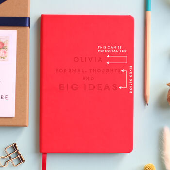 Big Ideas Personalised Luxury Notebook Journal, 2 of 12