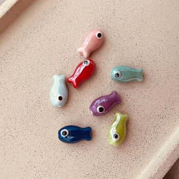 Ceramic Fish Seed Bead Necklace, 10 of 10