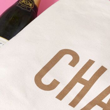 Extra Large ‘Champagne’ Canvas Bag, 11 of 12