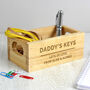 Personalised Message Mini Wooden Crate Organiser, thumbnail 2 of 6