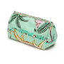 Serendipity Cotton Cosmetic Case Mint Jungle, thumbnail 2 of 3