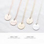 Personalised Name Disc Necklace, thumbnail 3 of 5