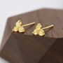 Sterling Silver Opal Trio Stud Earrings, thumbnail 5 of 12