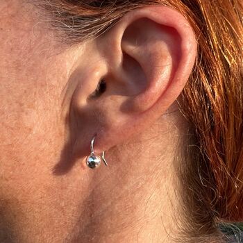 Sterling Silver Earrings For Christmas Set Of Three, 4 of 5