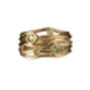 Silver Or Gold Vermeil Gemstone Ripple Ring, thumbnail 3 of 6