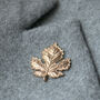 Maple Leaf Gold Lapel Pin, thumbnail 1 of 9