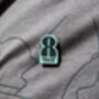 8 Track Pin Badge, thumbnail 2 of 2