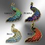 Choose Your Colour – Peacock Enamel Pin, thumbnail 3 of 12