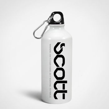 Mens Personalised Water Bottle 600ml, 2 of 6