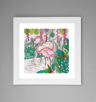 'Flamingos' Print, 2 of 3