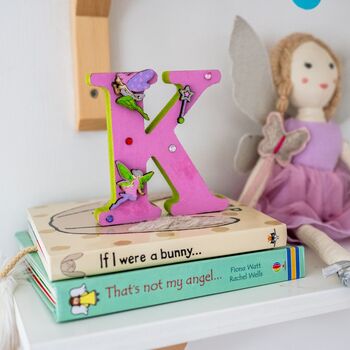 Personalised Paint Your Own Fairy Wooden Letter, 4 of 7
