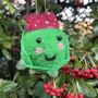 Brussels Sprout Hanging Felt Decoration, thumbnail 2 of 2