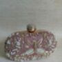 Peacock Oval Pink Clutch, thumbnail 2 of 12