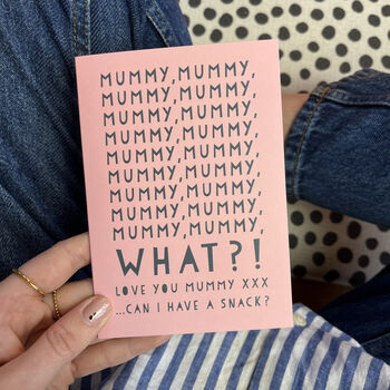Funny Mummy Snack Birthday Card, 3 of 7