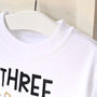 Personalised 'Threerex' White T Shirt, thumbnail 3 of 3