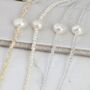 Mini Gemstone Bead Necklace With Focal Pearl, thumbnail 5 of 12