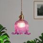 Vintage Square Glass Chandelier, thumbnail 7 of 10