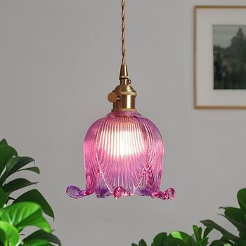Vintage Square Glass Chandelier, 7 of 10