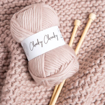 Zoe Baby Blanket Knitting Kit, 8 of 9