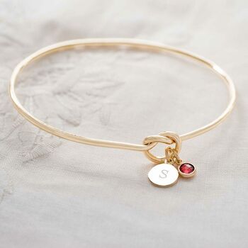 Infinity Knot Personalised Bangle, 5 of 12