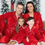 Personalised Family Velvet Christmas Pyjamas, thumbnail 1 of 12