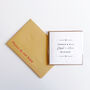Personalised Dainty Engagement Card, thumbnail 7 of 8