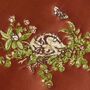 Sleepy Fawn Embroidered Satin Saddle Bag, thumbnail 5 of 8