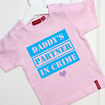 Personalised Daddy's Partner Child's T Shirt, 2 of 9