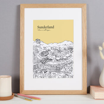 Personalised Sunderland Print, 8 of 9