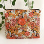Personalised Floral Print Make Up Pouch Bags, thumbnail 1 of 8