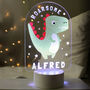 Personalised Cute Dinosaur Night Light, thumbnail 1 of 5