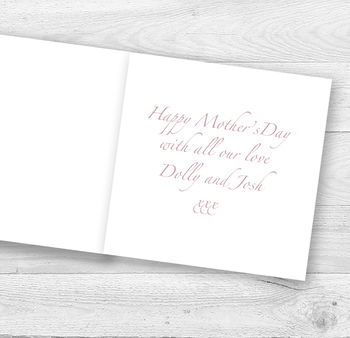 I Or We Love You Mummy Or Mum Card, 6 of 6