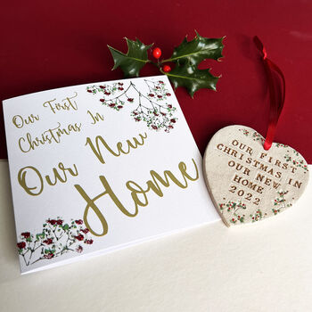 New Home Christmas Greetings Card, 2 of 4