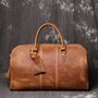 Leather Holdall Weekend Bag, thumbnail 6 of 12