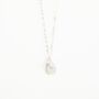 Asri Keyhole Limpet Shell Plated Necklace, thumbnail 1 of 6