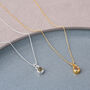 Gem Dot Citrine November Birthstone Necklace, thumbnail 1 of 5