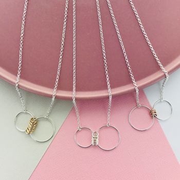Large Infinity Family Ring Necklace, 2 of 3