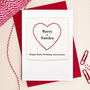Personalised Ruby Anniversary Card, thumbnail 1 of 3