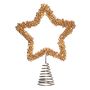 Handmade Sleigh Bells Christmas Star Tree Topper, thumbnail 2 of 7